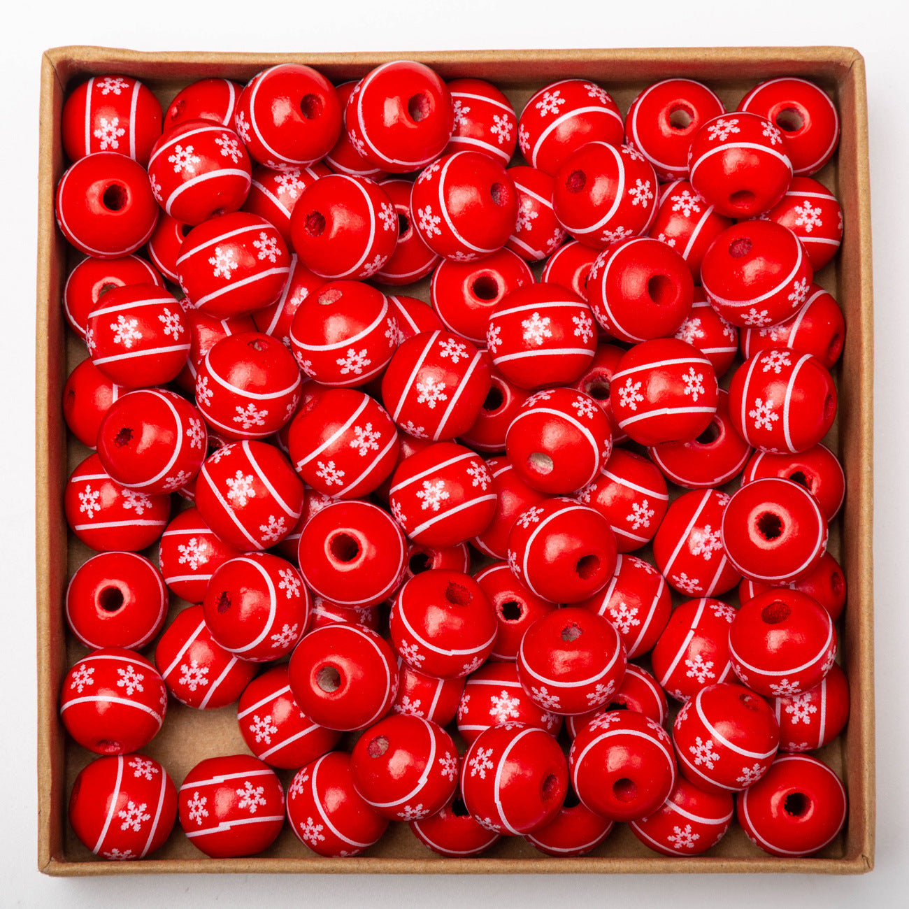 Cuentas de borde de hilo de navidad al por mayor 10pcs